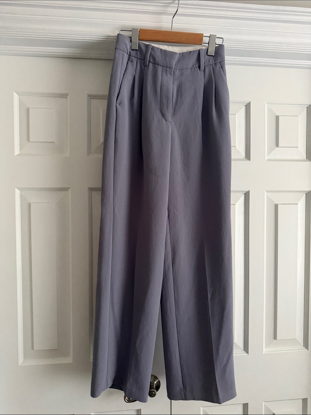 Effortless pants in blue/gray size 0